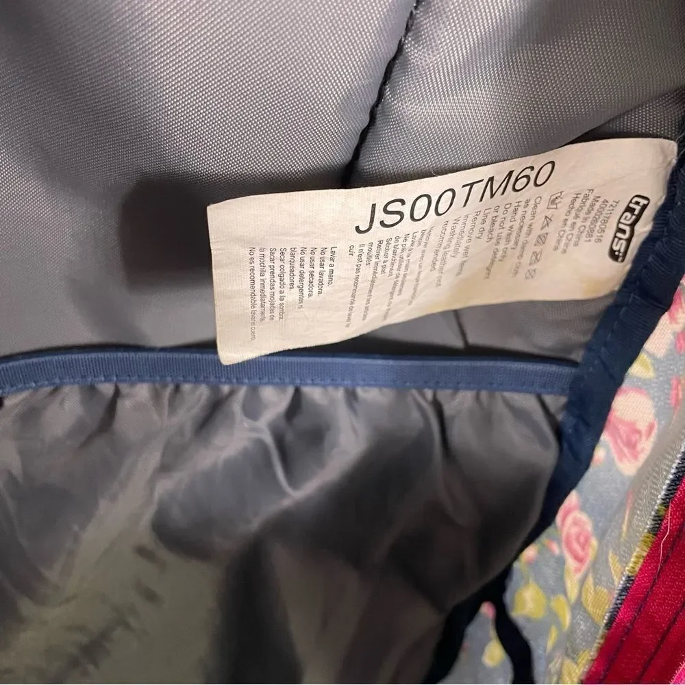 Trans by Jansport Blue with Pink‎ Floral Backpack